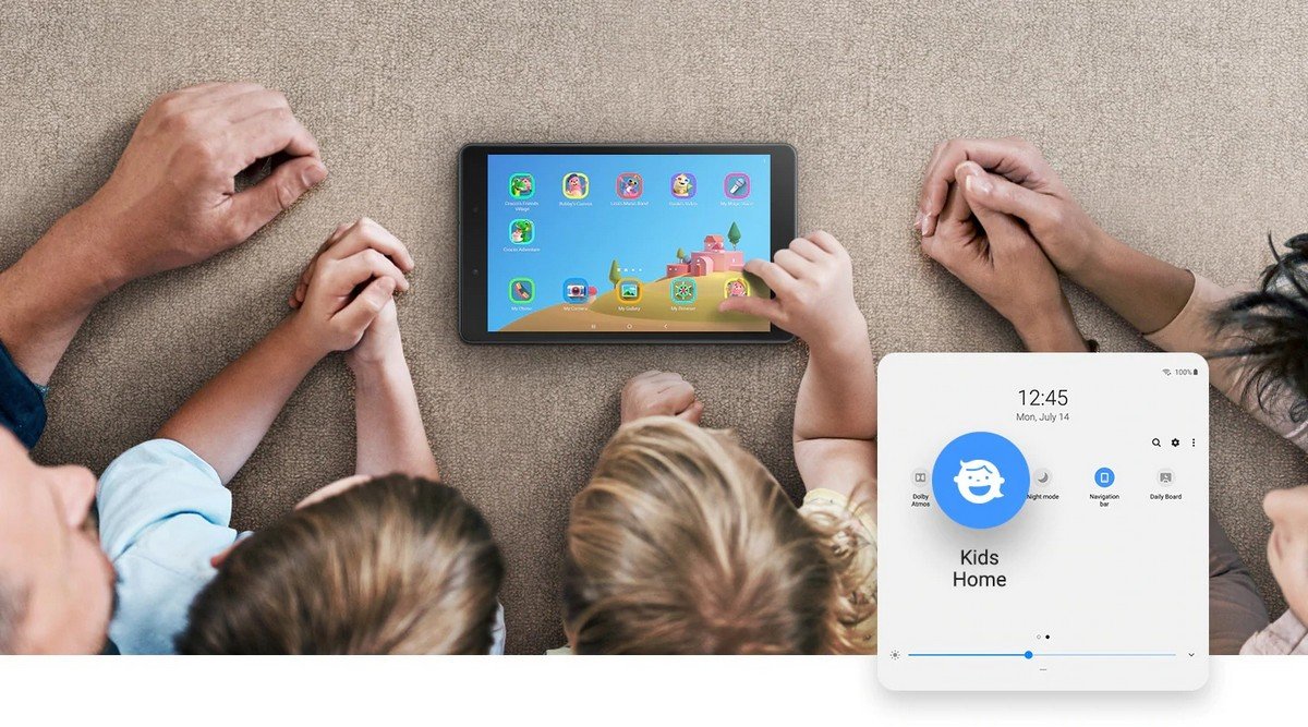 Tablet Samsung Galaxy Tab A 8.0 2019 Wifi T290 czarny. Cyfrowy plac zabaw dla dzieci.