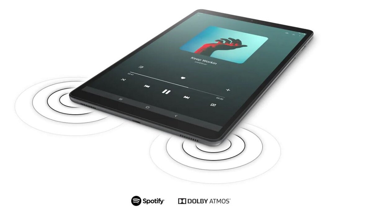 Tablet Samsung Galaxy Tab A 10.1 posiada 2 głosniki 